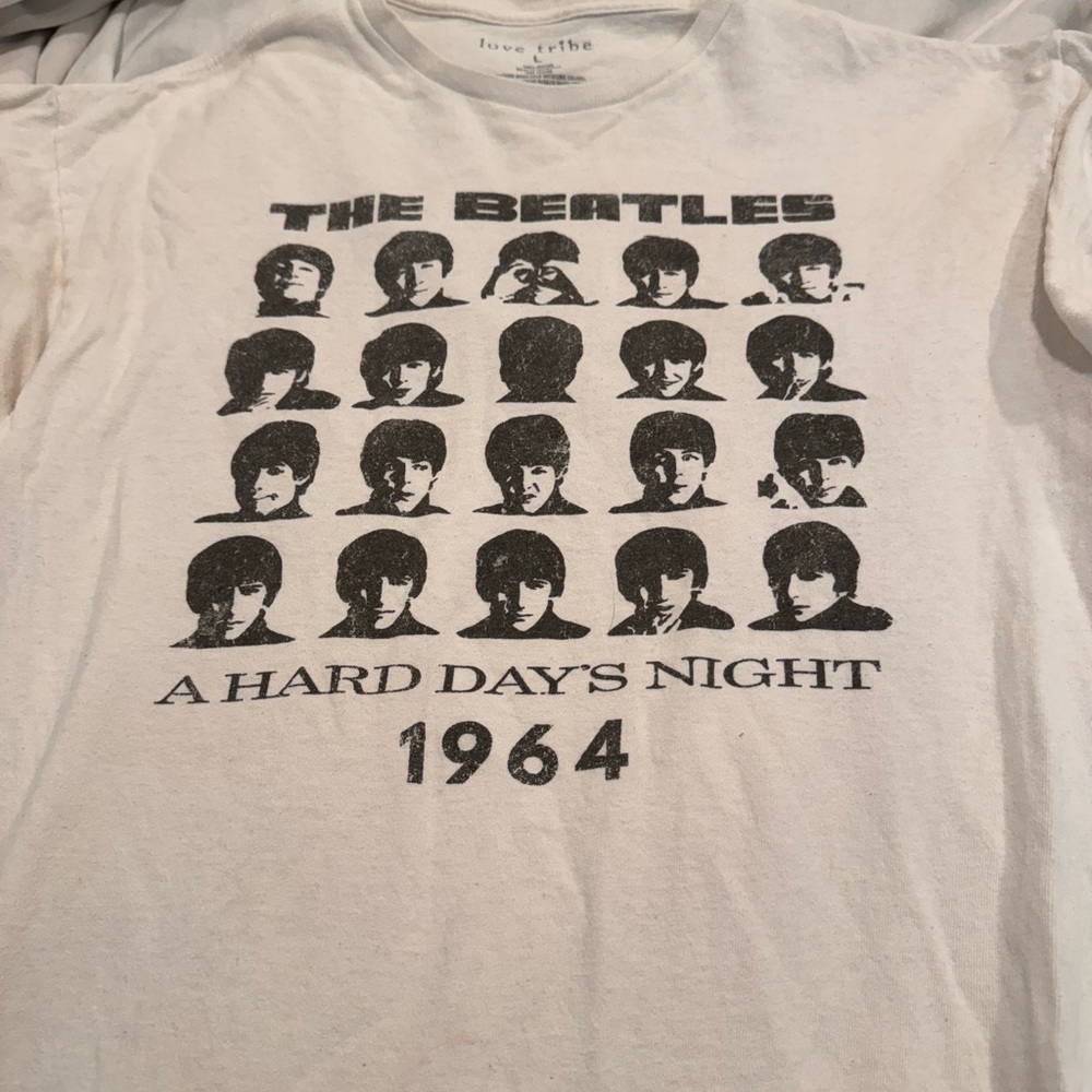 Love Tribe Cream Graphic Tee